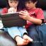 Cousins distracted by YouTube
